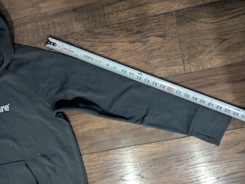 Sudadera con Capucha Elevate PointClickCare Gris Oscuro Tejida Colville Grande Nueva con Etiquetas Cómoda - Imagen 8 de 14