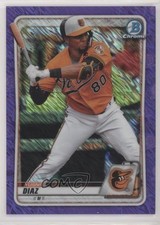 2020 Bowman Chrome Prospects Purple Shimmer Refractor Yusniel Diaz #BCP-170 0o7l
