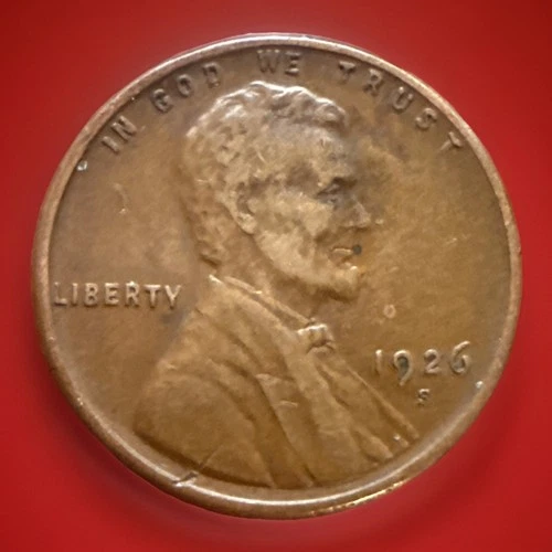 1926-S Lincoln Wheat Penny Cent Fine (F) San Francisco Mint As Pictured 602
