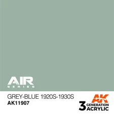 AK Interactive AK11907 Acrylic 3G Air Grey-Blue 1920s-1930s 17ml