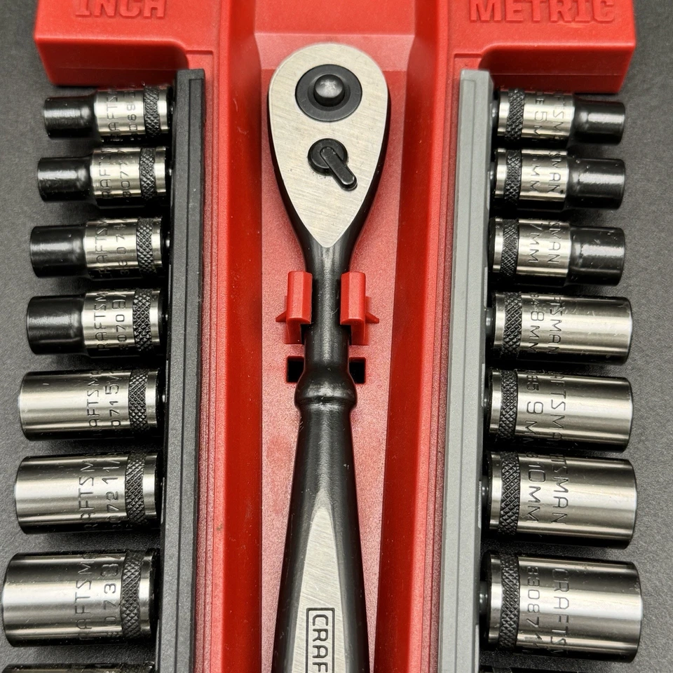 Max Axess Craftsman Rare 1/4 inch Socket Set Un-Used Rare and Collectible - Image 3 of 4