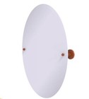 Allied Brass P1091-ASP Frameless Oval Tilt Mirror Autumn Sparkle