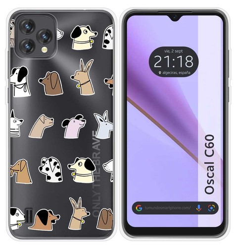Custodia In Silicone Per Blackview Oscal C60 Design Camouflage 02 Disegni