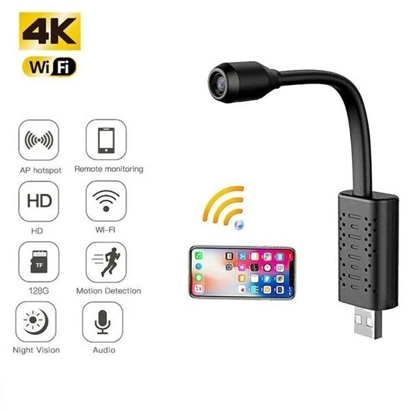 Mini caméra petite USB WIFI IP 1080P à vision nocturne - Photo 2/4