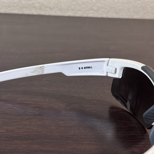 Vintage Under Armour Nitro L Sunglasses Graffiti Pattern 860048-8811C1 Blck/Whte - Picture 15 of 15