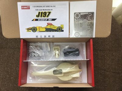 1/20 スタジオ27 ジョーダン J197 ベルギーGP タバコデカール付き Studio 27 1/20 Jordan J197 Belgian GP w/ Tobacco Decals