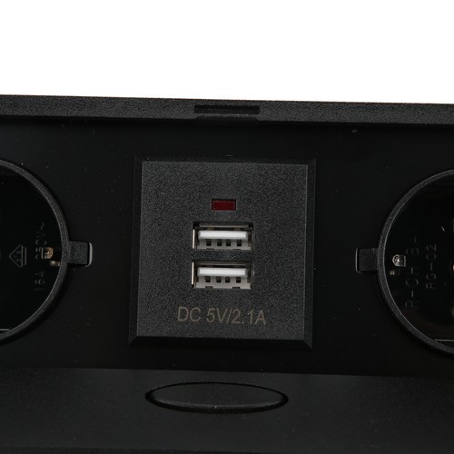 Dual EU Plug Power Socket Strip Convenient EU Plug Power Socket Stable - Afbeelding 19 van 23