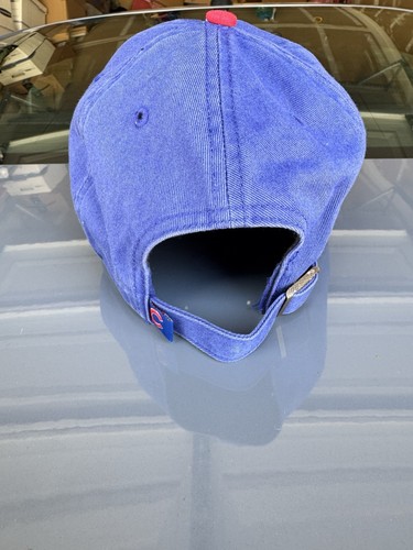 47 Brand Clean Up Chicago Cubs Blue Baseball Hat Cap Adjustable - Picture 12 of 16