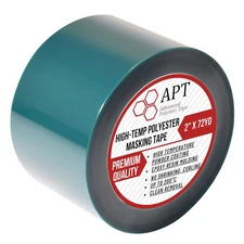 APT Polyester Tape with Silicone Adhesive, High Temperature, 3.5 Mil Thickness,