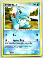 Totodile - DP Mysterious Treasures 106/123 Pokemon Card LP