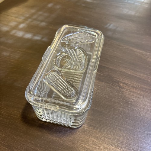 Vintage Ribbed Federal Glass Refrigerator Dish Veggie EUC - Picture 11 of 11
