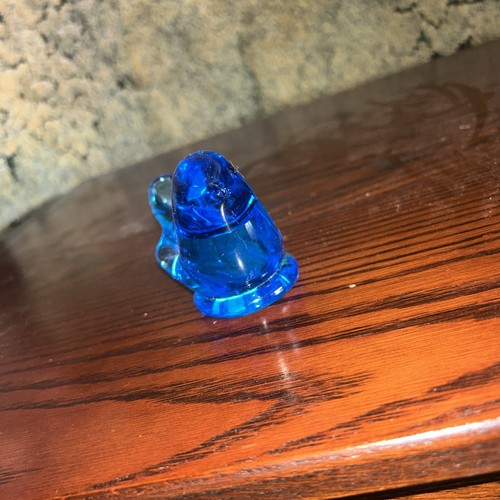 Vintage Art Glass Bluebird of Happiness 1989 Signed Leo Ward - Picture 2 of 4