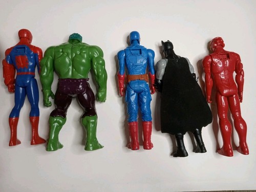 Hasbro Marvel Avengers 11.5"” Super Hero Comic Book Action Figures Lot Of 5 - Picture 4 of 4