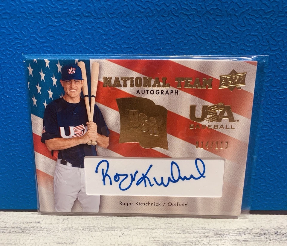 2008 Upper Deck USA Team Baseball Autograph and Game- Used  Lot (7)  /#'d - Image 2 of 4