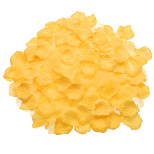 5000 Pcs Silk Fake Flower Petals for Wedding (Orange Yellow) - Bild 1 von 7