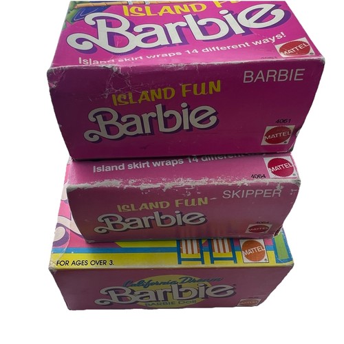 2 Island Fun Barbie Skipper Doll & California Barbie 1987 nuovo con scatola vintage - Foto 8 di 11