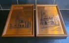 2 x Dunstable Methodist Church & Priory Church - Copper Print - 155 x 225 - VGC