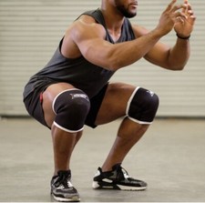 Sling Shot Knee Sleeves 2.0 by Mark Bell - Black, 7mm thick neoprene compression