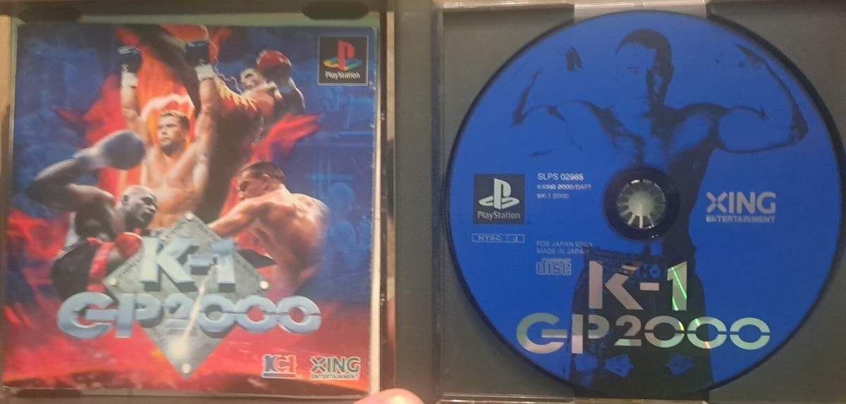 K-1 GP 2000 プレーステーション ソフト Fighting Illusion K-1 GP 2000 (2000) Sony PlayStation (PSX