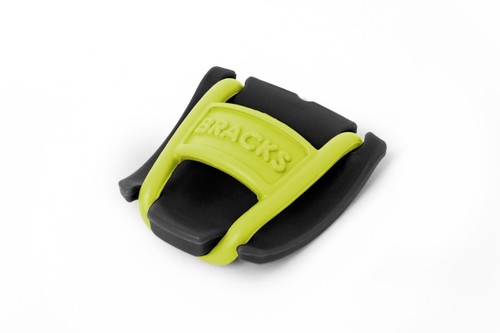 Laces Lock Bracks Shoelace clips, Pair Black / Lime Keep Your shoe Laces Tied - Picture 1 of 5