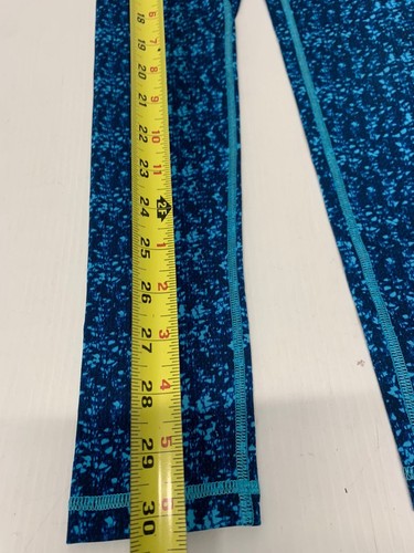 Ivivva Leggings Blue 8 Girls A37 - Picture 3 of 7