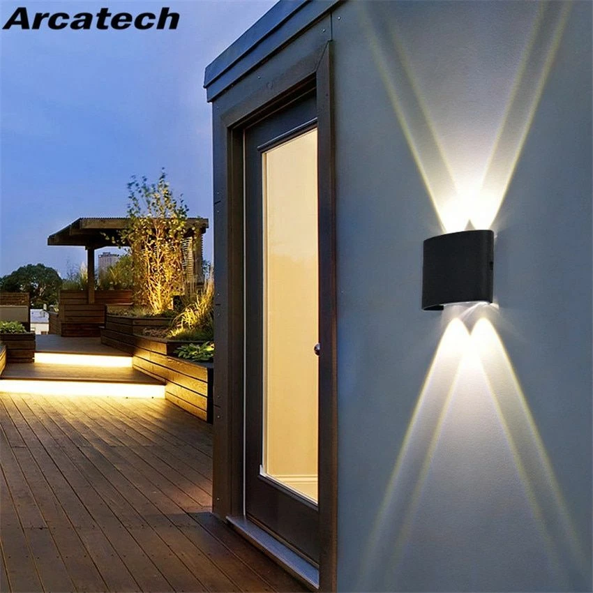 LED Wall Light Outdoor Waterproof Modern Nordic Style Indoor Wall