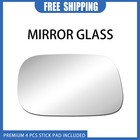 New Mirror Glass For 03-06 Toyota Camry Sedan Japan Built LH Side Adhesive 2943