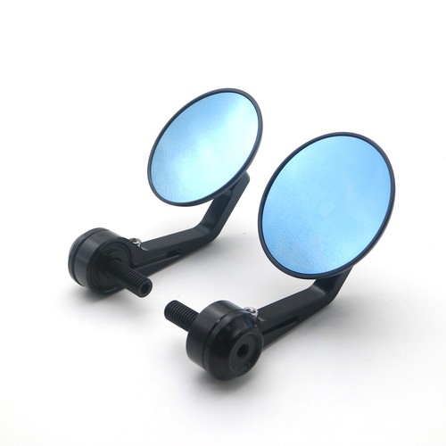 Black CNC Handlebar end Side Mirror 12mm Bolt-on For BMW R nineT Scrambler Urban - Picture 2 of 10
