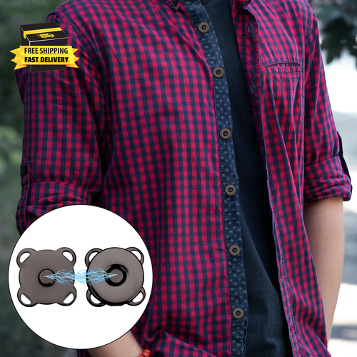 20 Sets of Magnetic Buttons, 0.39In Smooth Magnetic Snap Buttons for Clothing Pl - Picture 6 of 6