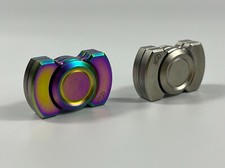 2 IN 1 MINI Fidget Spinner Push Slider Stress Relief EDC Toys For Adult