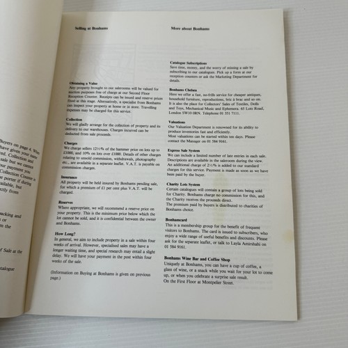 Bohams Chelsea Fishing Tackle & Items Angling Art 1989 Vintage Auction Catalogue - Picture 7 of 12
