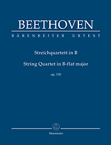 BEETHOVEN STRING QUARTET B-FLAT MAJOR OP130 STSC