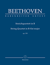 BEETHOVEN STRING QUARTET B-FLAT MAJOR OP130 STSC - Picture 1 of 1