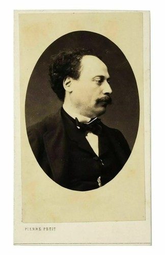 CDV Photo – Alexandre Dumas Fils – Author, Son of Dumas Père c.1860 - Picture 4 of 8