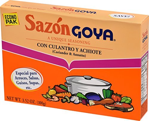 Condimento Goya Foods Sazón con cilantro y aannatto, caja de 3,52 oz - Imagen 7 de 11
