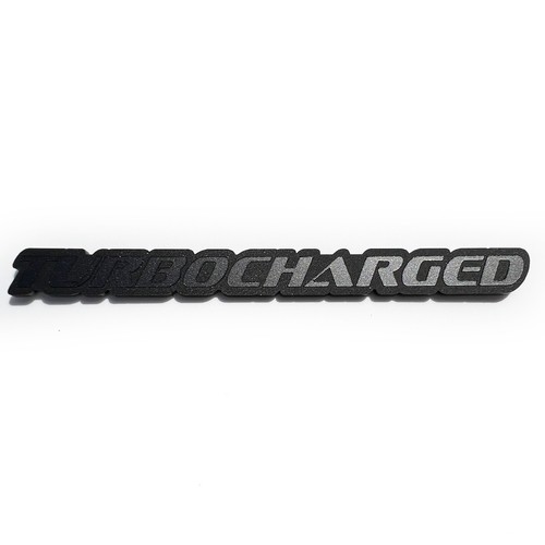 1 TURBOCHARGED Emblem fits Raptor Mustang Turbo Boosted Badge Logo Decal Custom - Picture 7 of 20