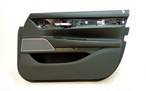 BMW OEM Door panel front right leather Nappa black 7448518 vin:G494544 G11 G12