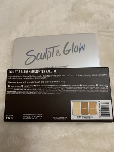 Models Own Sculpt & Glow Highlighter Palette, 03 Gold Spotlight .5oz - Picture 2 of 3