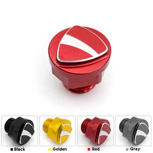 FXCNC CNC Motorcycle Engine Filler Oil Cap For MONSTER 821 2014-2016 Red - Picture 8 of 8