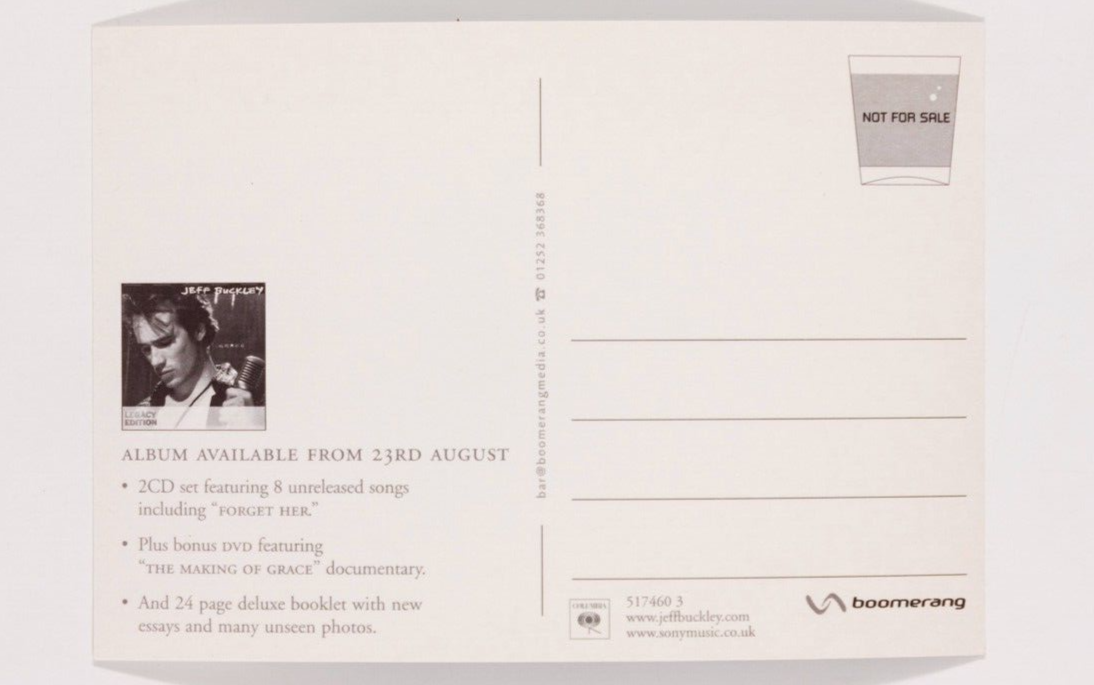 Jeff Buckley GRACE 10th Anniversary Special Legacy Edition