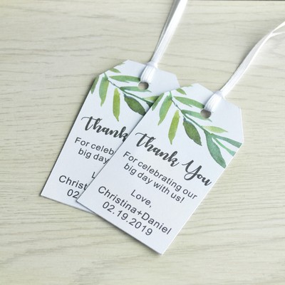 custom favor tag wedding tag thank you tag bridal shower wedding tags