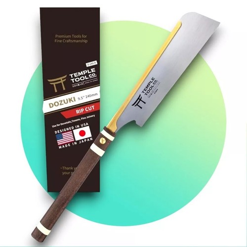 Temple Tool Co Japanische Sägen Dozuki Rip & Cross / Ryoba / Bündigschnitt - 4er Set - Bild 3 von 7