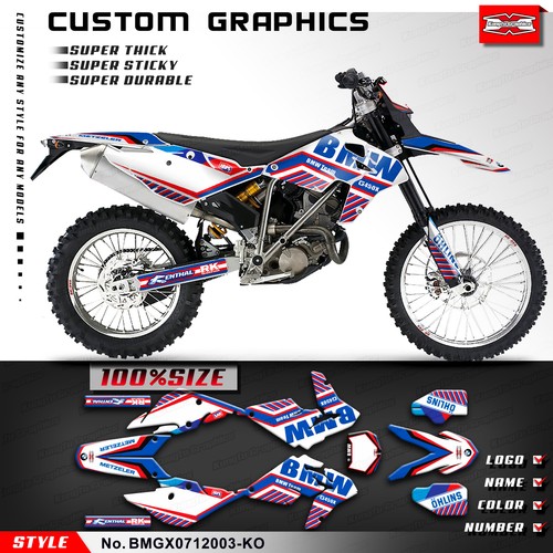 Kit de pegatinas de motocicleta Kungfu Graphics para BMW G450X 2007 2008 2009 2010 2011 2012 - Imagen 10 de 19