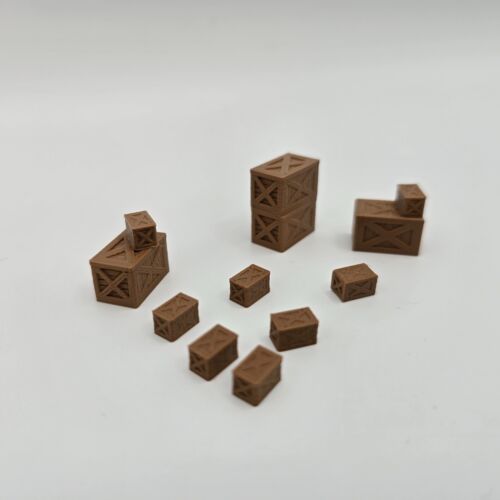 OO Gauge Shipping Crates 1/76 Scale - Picture 2 of 3