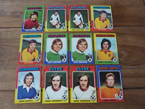 Tarjetas de fútbol americano Topps escocesas con respaldo azul de 1975 - ¡Elige tus tarjetas! - Imagen 21 de 24