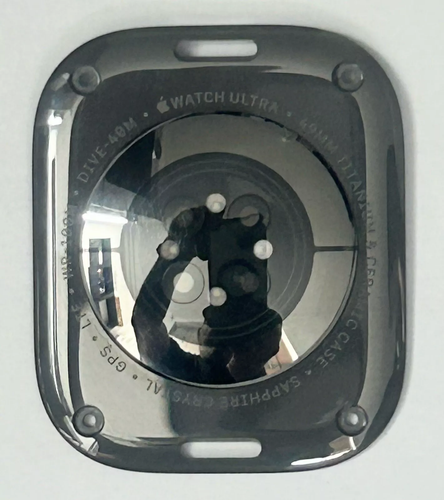 Genuine Apple Watch (Black) Ultra 2 49mm A2986 Back Cover/Heart Rate Sensor Only