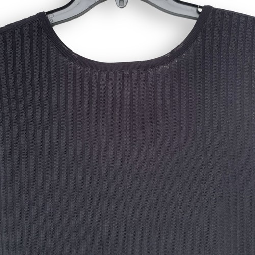 Misook Sleeveless Blouse M Knit Ribbed Tank Top Scoop Neck Work Shell Classic - Bild 10 von 12