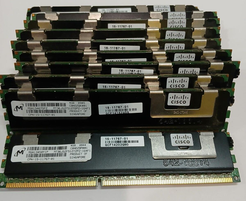 Micron 4GB 2RX4 PC3-10600R MT36JSZF51272PZ-1G4F1 - Imagen 2 de 2