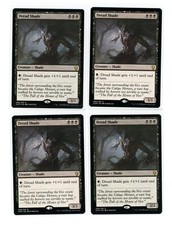 4x Dread Shade X4 (Dominaria (2018) MTG (NM) Playset Magic