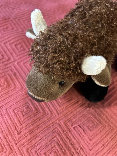 Ganz Webkinz Buffalo Plush Brown Soft Stuffed Animal Toy - Picture 23 of 24